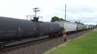 (Southbound) Canadian Pacific leads a Mixed Freight Train through Ruston Way.