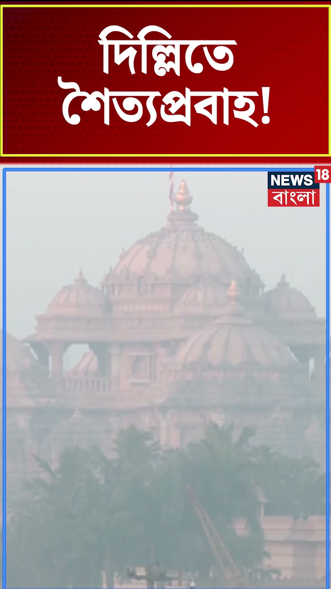 Delhi তে শৈত্যপ্রবাহ!  | N18S #shorts
