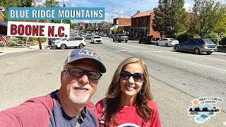 Tour of BOONE North Carolina in the BLUE RIDGE MOUNTAINS | Appalachian Series