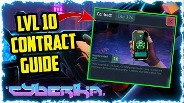 How To Clear lvl 10 Contract Event!! | Cyberika: Action Cyberpunk RPG "Beginners Guide" #56