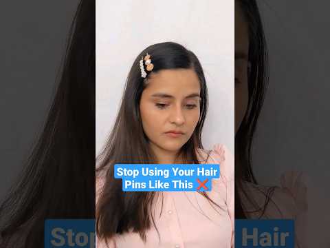 Stop Using Your Hair Clips Like This Shorts Hairstyle Hairstyles Viralhacks Hacks Viral