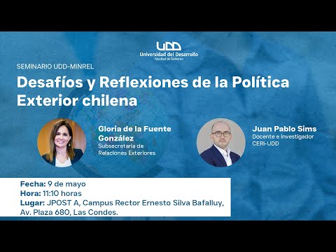 Seminario | Desafíos y Reflexiones de la Política Exterior chilena
