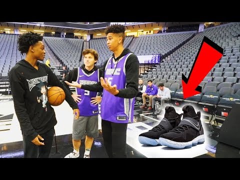 1v1 BASKETBALL WAGER vs. Proper nutritionture NBA SUPERSTAR De'Aaron Fox! LOSER BUYS ANY NIKES!