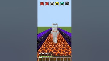 Minecraft: magma Damege vs every armour (はいよろこんで /) #shorts #minecraft