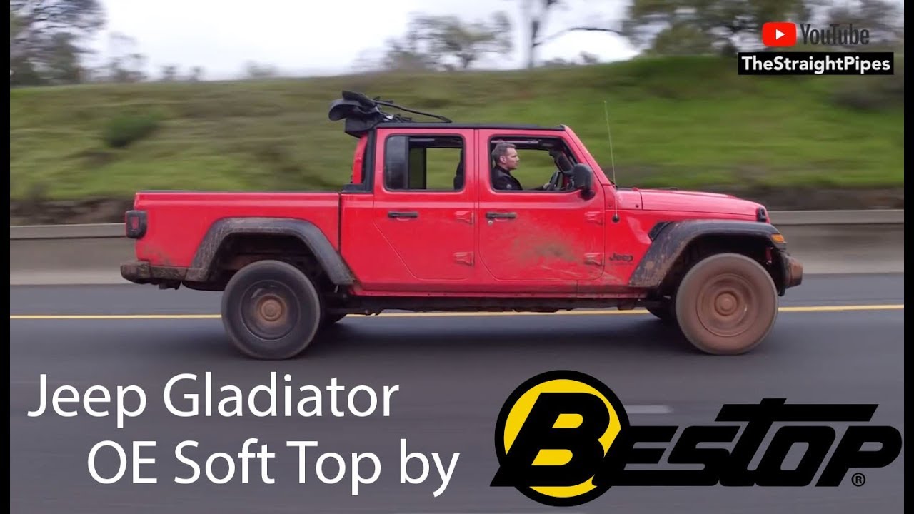 Jeep Gladiator Oe Soft Top And Tonneau By Bestop Youtube