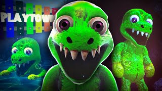 A Dino Themed Mascot Horror || Playtown (Full Game)