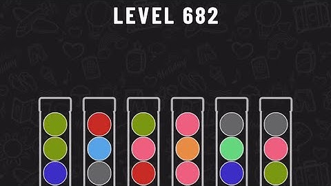 Ball Sort Puzzle Level 682 #ballsortpuzzle #ballsortpuzzlegameplay #puzzlegame #mobilegames
