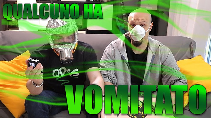 È SUCCESSO: Qualcuno ha Vomitato.