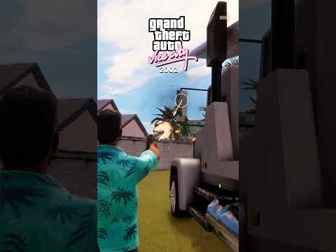 Shooting Truck Mirrors in Every GTA Game #gta #gaming #evolution
