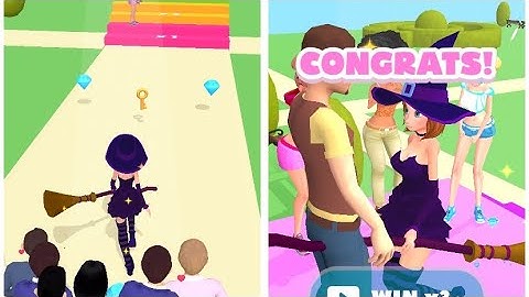 Makeover Run 👸💄👗 NEW UPDATE!! All Levels Gameplay Android,iOS MKR21 #3