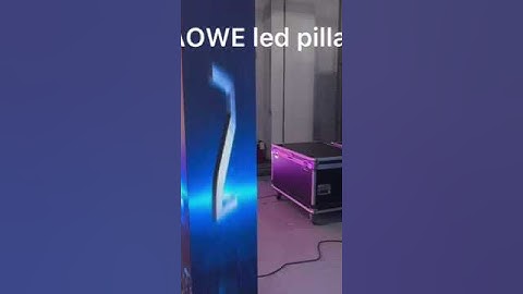 AOWE led cube led digital pillar