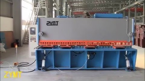 guillotine shear 12x4000 ZYMT