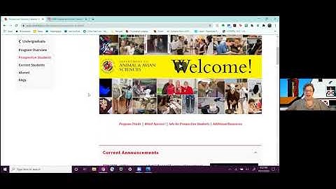 UMD Animal and Avian Sciences Information Session