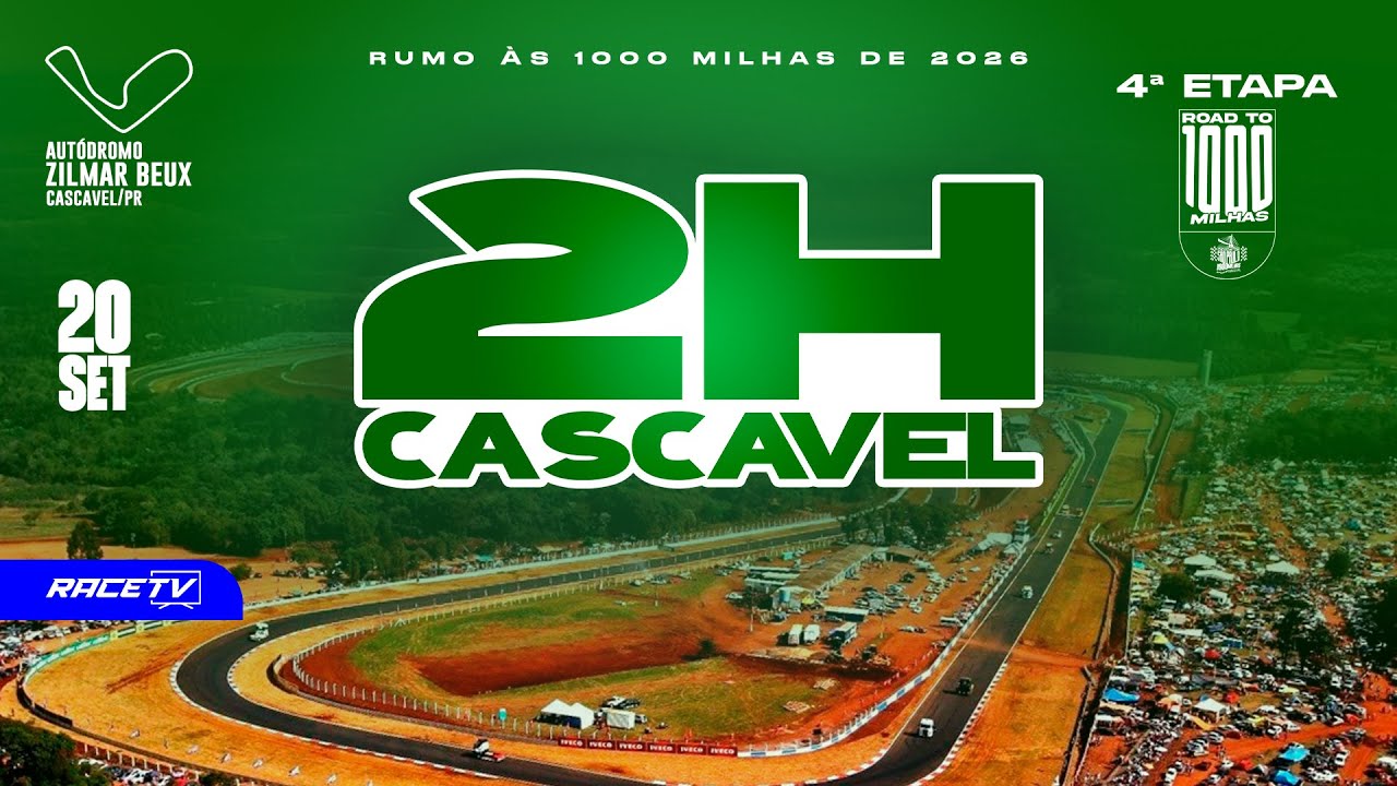 2h de Cascavel | #RoadTo1000Milhas - Rumo às 1000 Milhas de 2026 | 4º ETAPA | Cascavel/PR