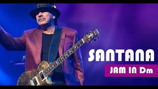 Santana Style Emotional Backing Track Jam in Dm chords