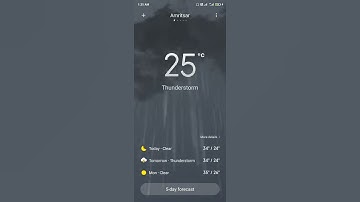 Super cool feature Weather forecast animation on redmi k20 pro update MIUI 12