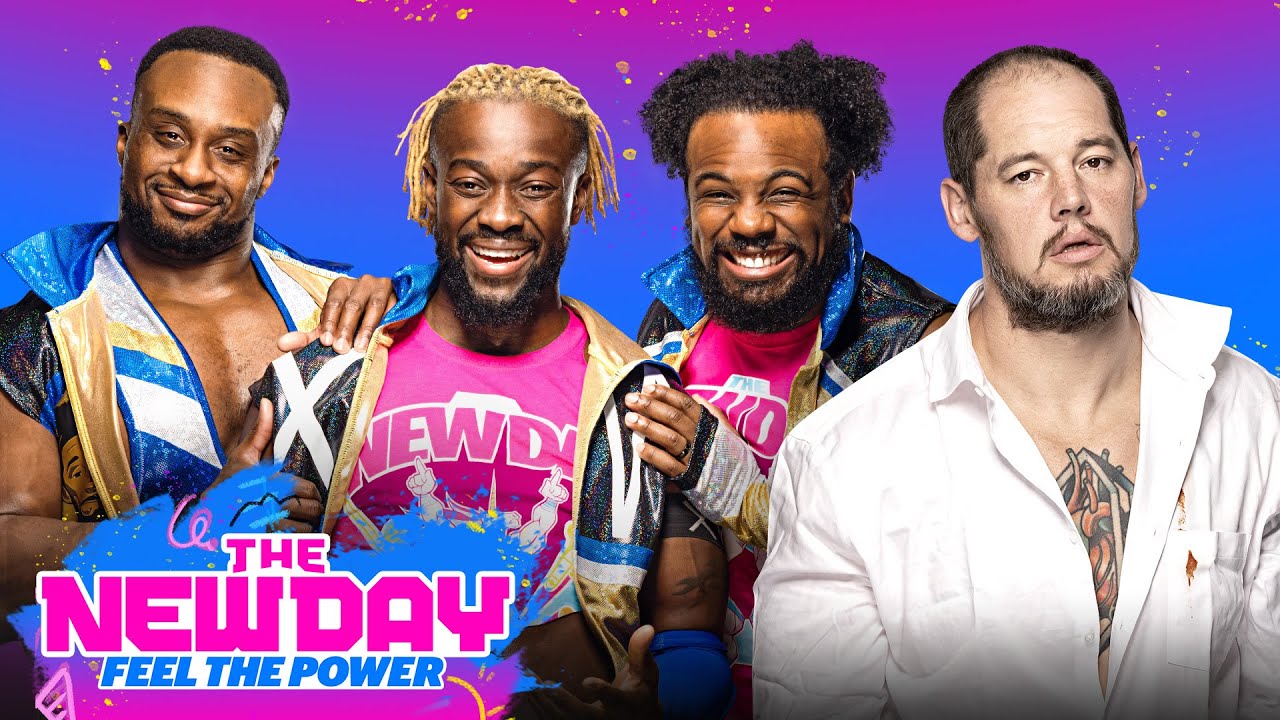 The New Day celebrates Big E's big win: The New Day Feel the Power