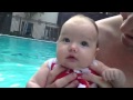 Avy Swimming 1- first time in pool