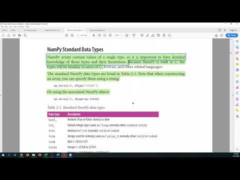 NumPy Standard Data Types