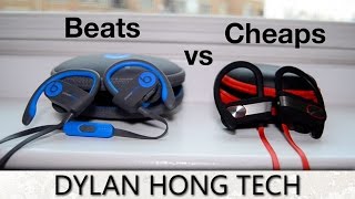 Beats VS Cheaps:  $200 Earbuds Compared to Cheap $20 Knockoffs! [Budget Tech] 2016