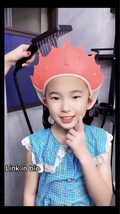 Solusi Mata anak perih pada saat mandi | Topi keramas anak | baby shower hat