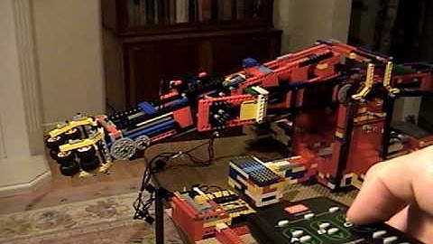 Lego Robotic Arm Full Movie (with bonus video at end)