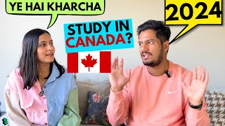 TOTAL COST TO STUDY IN 🇨🇦 CANADA 🇨🇦 IN 2024 | IS 25 LAKH LOAN ENOUGH TO STUDY IN CANADA 🇨🇦 IN 2024 ?