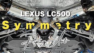 LEXUS LC500] Symmetrical one-off muffler making / LEXUS LC500