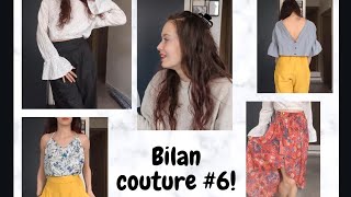 Bilan couture #6 Mars\/Avril le printemps s'installe 🏵️