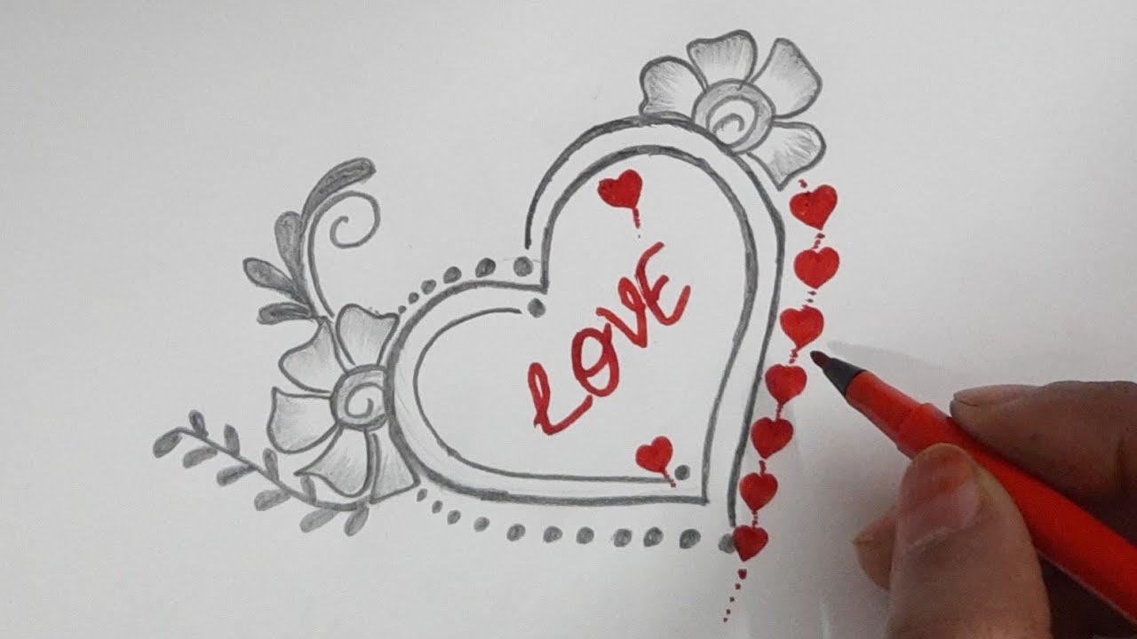 Love drawing pencil funny - Free Stock Illustrations | Creazilla-saigonsouth.com.vn