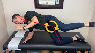 Modified Side Bridge with DNS Hip Transition | Advanced Glute Stability Exercise
