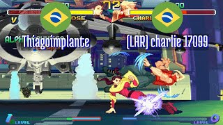 FT5 @sfa2u: Thiagoimplante (BR) vs (LAR) charlie 17099 (BR) [SF Alpha 2 sfa2 Fightcade] May 14