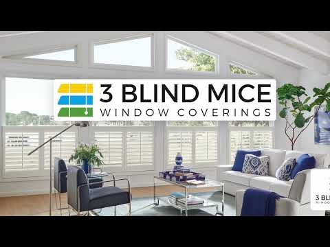 San Diego's Premiere Window Covering Company!  Elevate Your Home w/3 Blind Mice's Window Treatments!