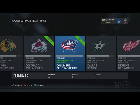 NHL 16: Columbus Blue Jackets 