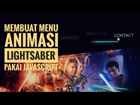 CARA MEMBUAT MENU LIGHTSABER STAR WARS | Ngoding Javascript
