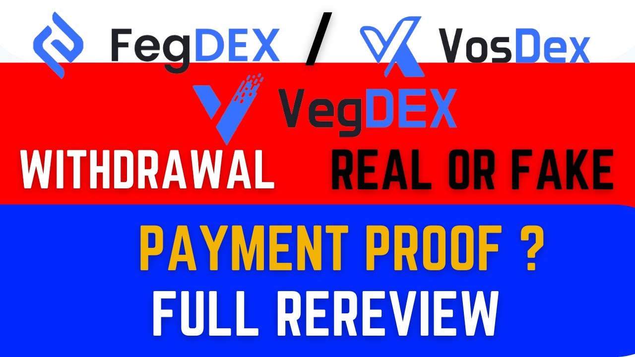 Vegdex & Fegdex / Vosdex real or fake Review | Mr Pradeep Jatav |  Withdrawal & Deposit Scam or legit - YouTube