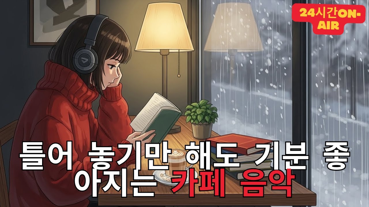 [Playlist] 라이브 24시간 연속재생 하루종일 듣기 좋은 카페음악 (중간광고 없음) 발라드,가요,겨울에 틀어 놓기 좋은 노래모음, 잔잔한 힐링음악일할때, 공부할때 명상