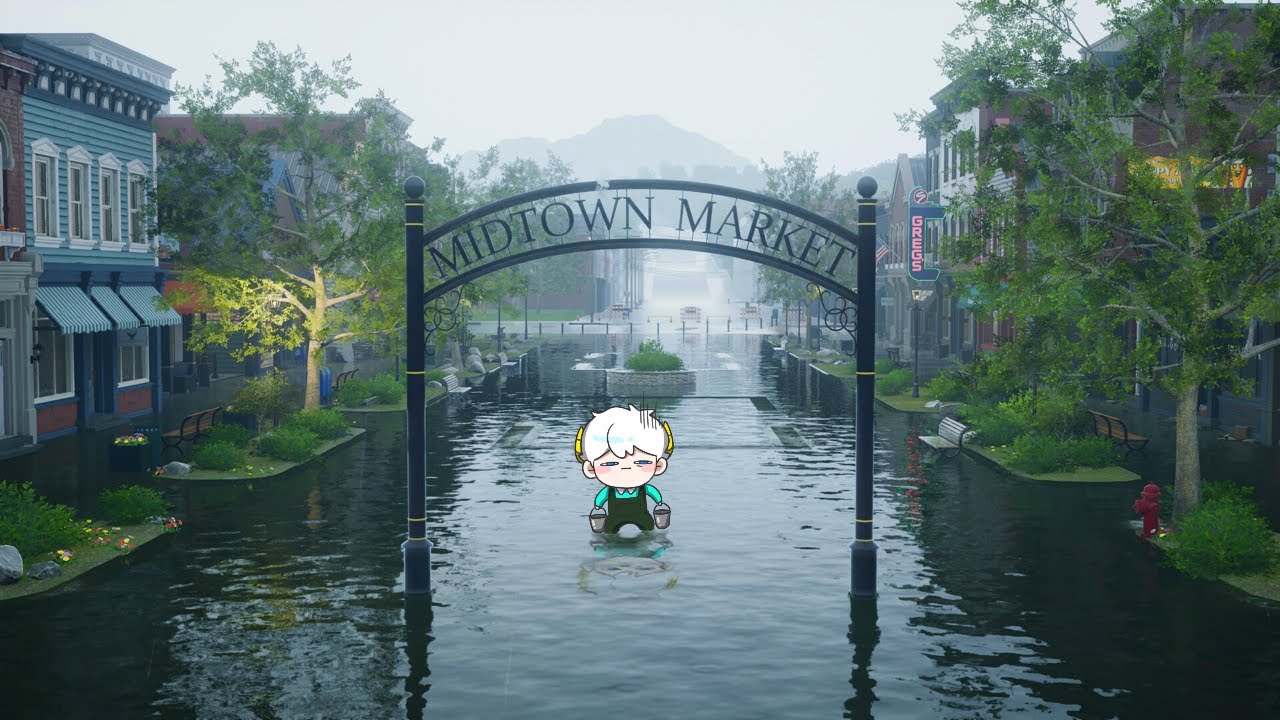 💧물난리 청소 시뮬레이터💧 중독성 강한 ASMR 게임