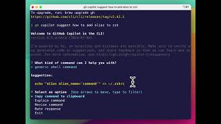 @GitHub Copilot in the CLI