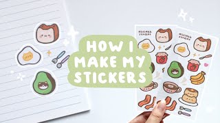 how i make my stickers!