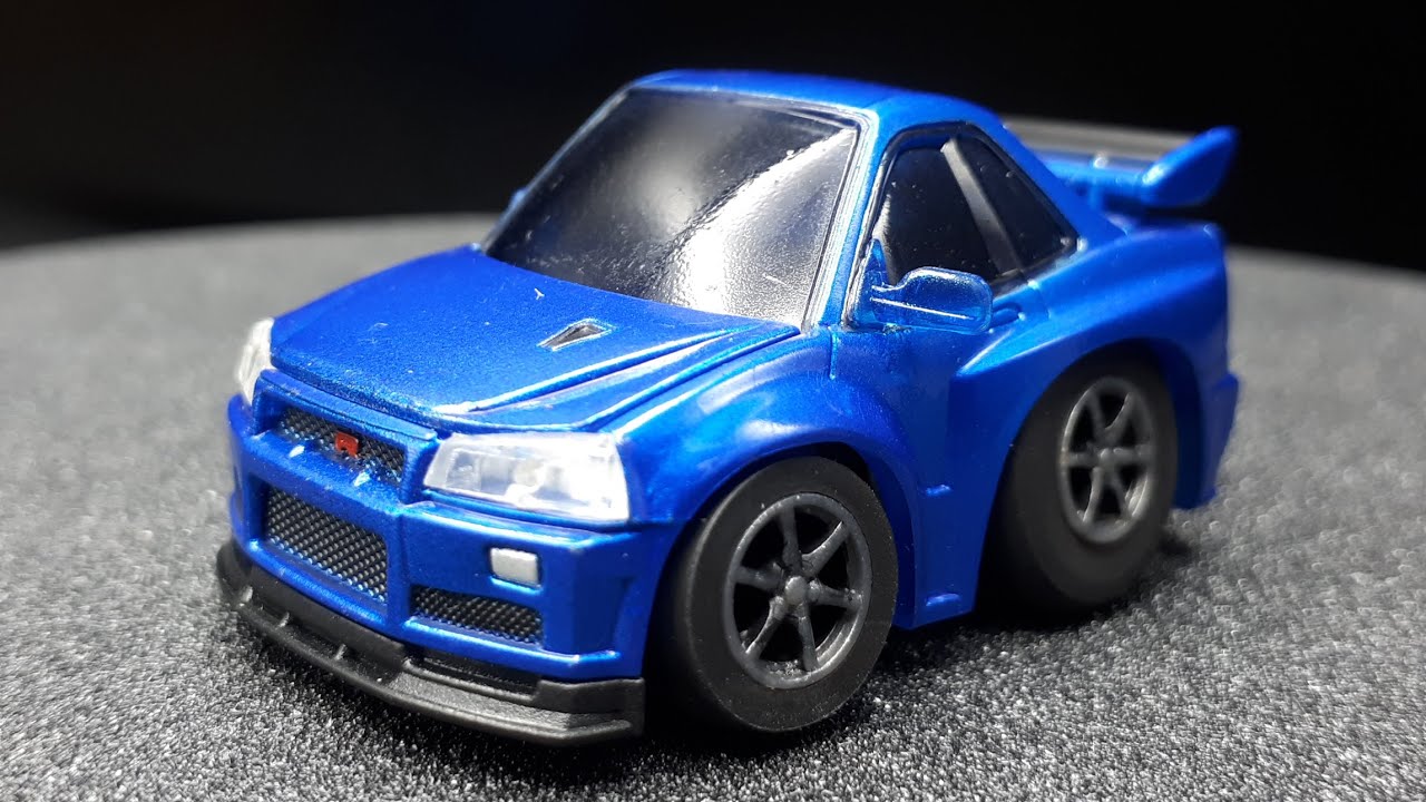 Tooned Nissan Skyline GTR R34 VSpecII by ChoroQ RGQ & lowering