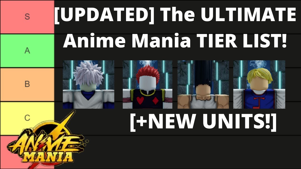 Anime Mania Tier List (Nov 2022) - Best Heroes In Anime Mania