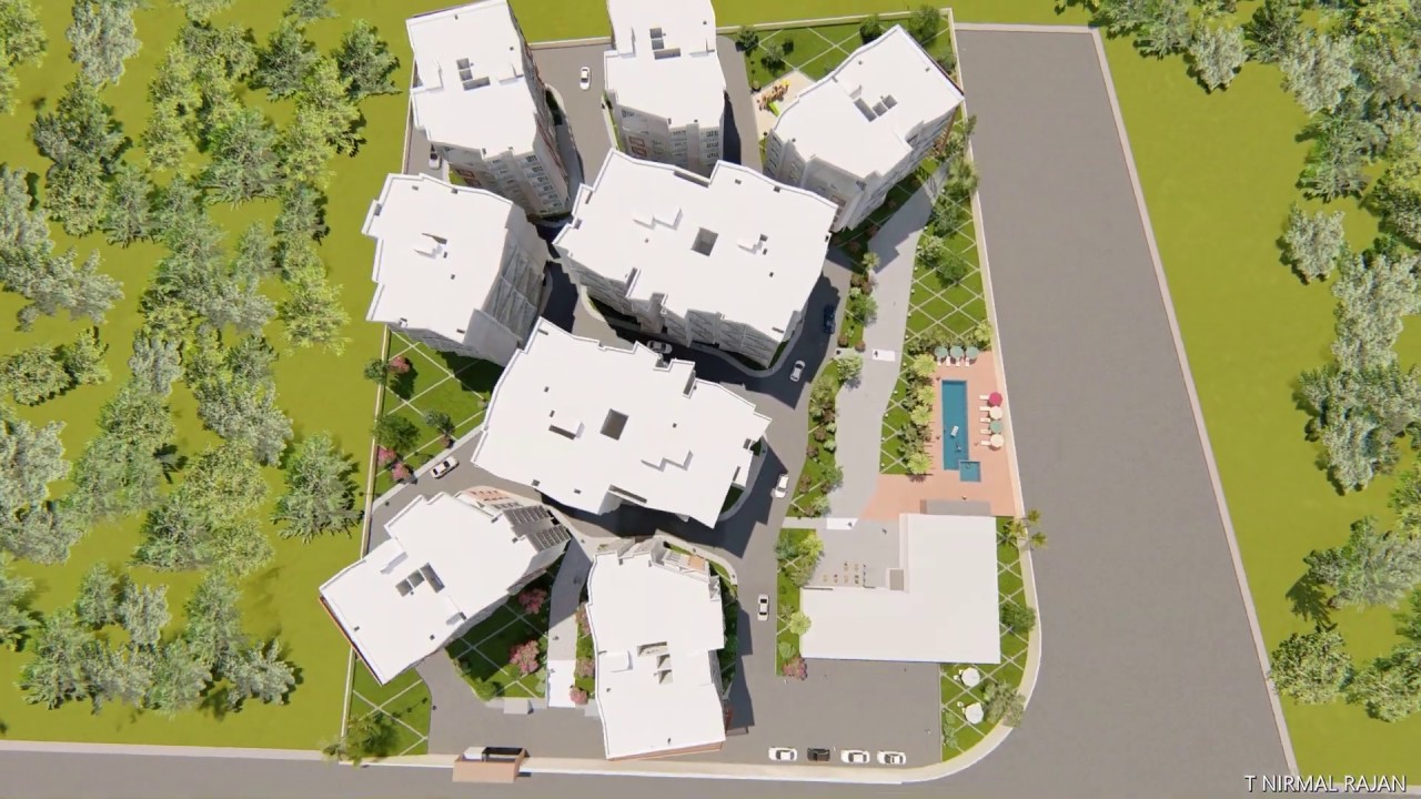 Apartment design walk through, architecture