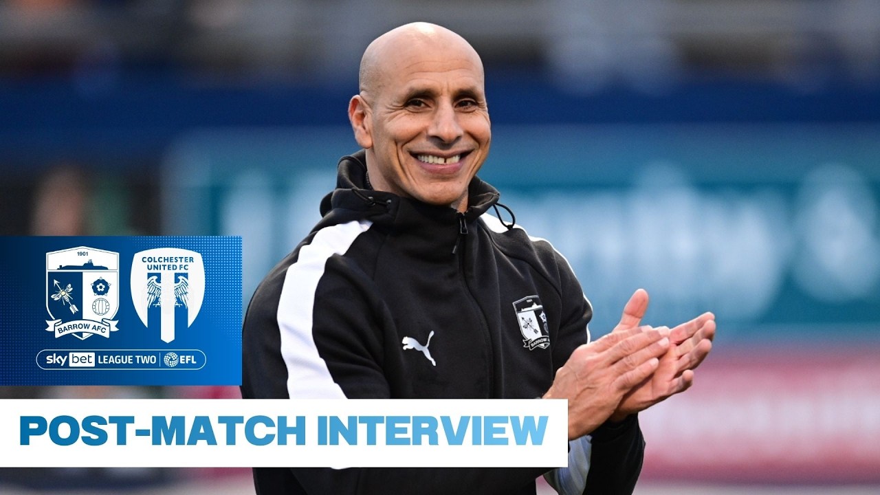 Dino Maamria Post-Match: Colchester United (H)