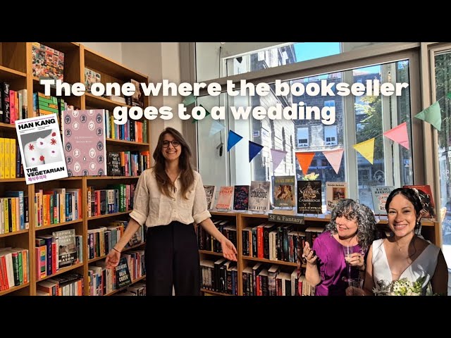Bookseller by day, wedding guest by night 