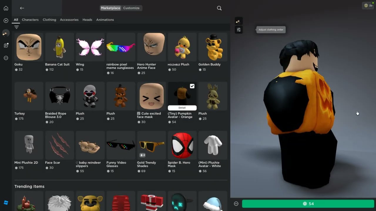 Create you a roblox avatar with any amount of robux by Khadijaxm