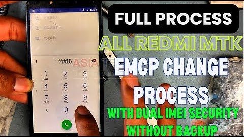All Redmi  MTK device eMMC Change Process