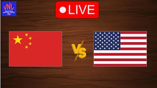 Live: China vs USA | FIVB Volleyball Women's Nations League 2024 | Live Play By Play Scoreboard