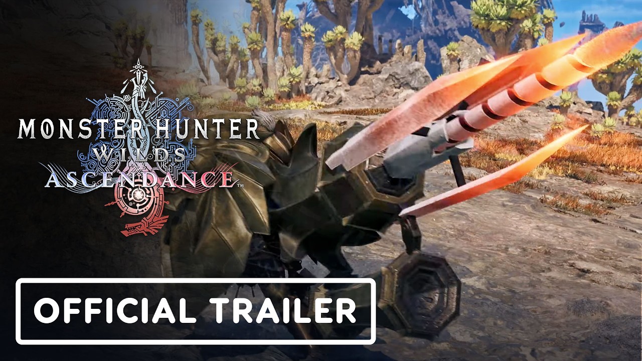 Monster Hunter Wilds: Ascendance - Official Gunlance Boosted Action Trailer
