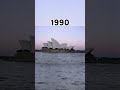Evolution of the Sydney Opera House, 1973 - 2023. #shorts